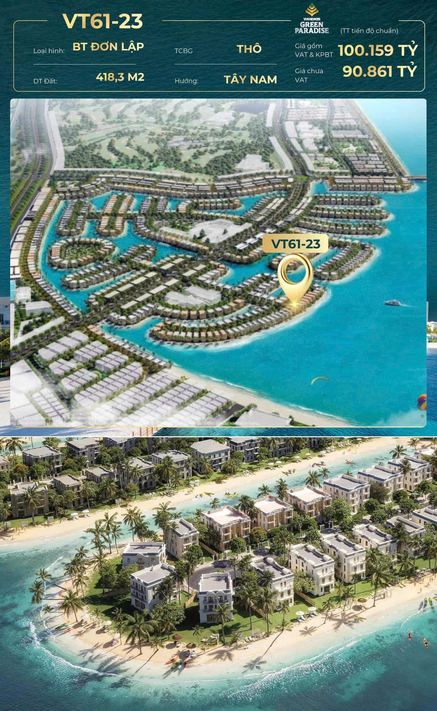 Biệt thự Vinhomes Cần Giờ
